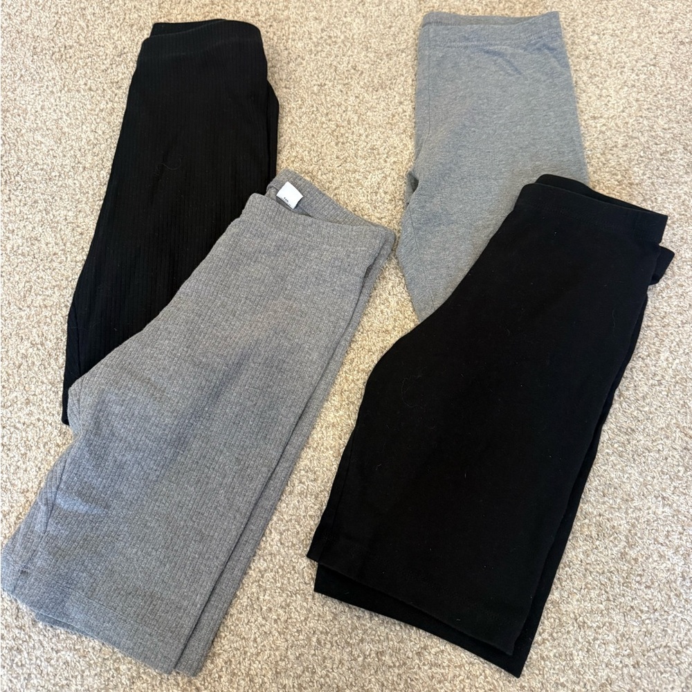 Kids Black and Gray biker shorts